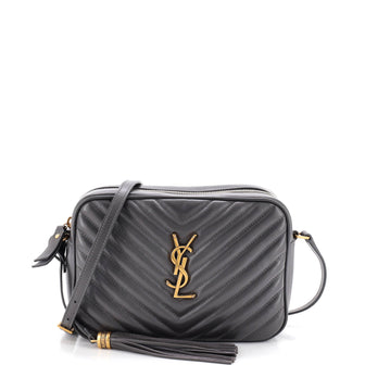 Saint Laurent Lou Camera Bag Matelasse Chevron Leather Small