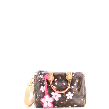 Louis Vuitton x Takashi Murakami Speedy Handbag Limited Edition Cherry Blossom Monogram 25