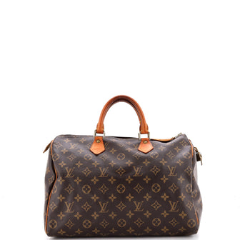 Louis Vuitton Speedy Handbag Monogram Canvas 35