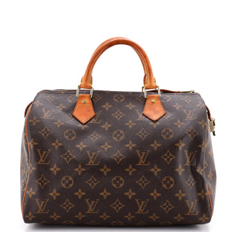 Louis Vuitton Speedy Handbag Monogram Canvas 30