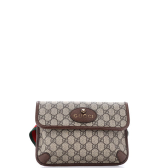 Gucci Neo Vintage Flap Belt Bag GG Coated Canvas