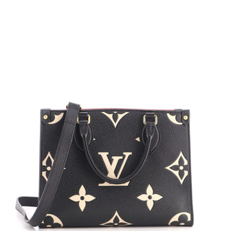 Louis Vuitton OnTheGo Tote Bicolor Monogram Empreinte Giant PM
