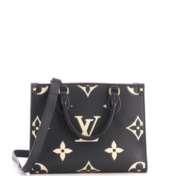 Louis Vuitton OnTheGo Tote Bicolor Monogram Empreinte Giant PM