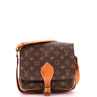Louis Vuitton Cartouchiere Handbag Monogram Canvas MM