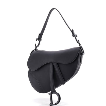 Christian Dior Ultra Matte Saddle Handbag Leather Medium
