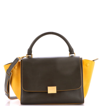 Celine Tricolor Trapeze Bag Leather Small