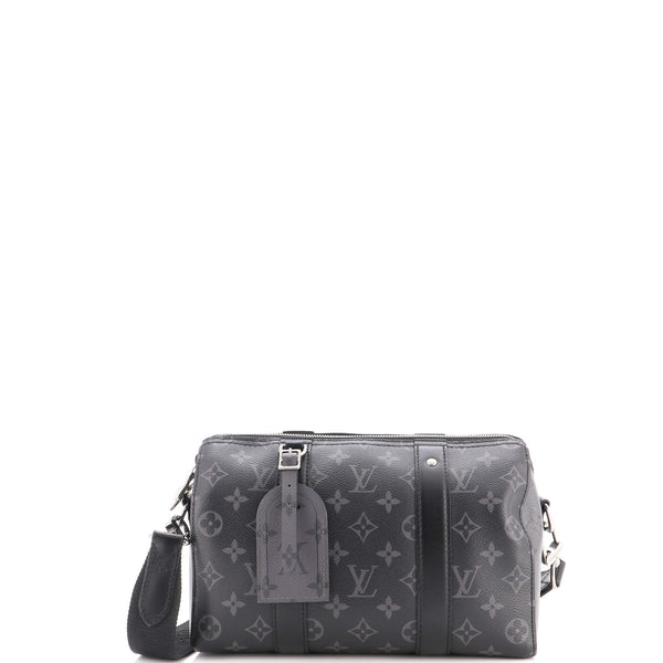 Louis Vuitton City Keepall Bag Reverse Monogram Eclipse Canvas 449682