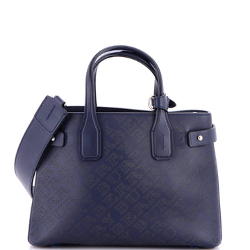 Burberry Banner NM Tote Perforated Leather Small