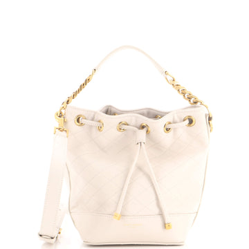 Saint Laurent Emmanuelle Bucket Bag Quilted Leather Small