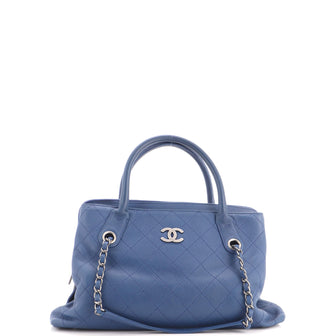 Chanel Urban Shopping Tote Quilted Caviar Small