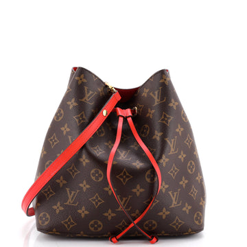 Louis Vuitton NeoNoe Handbag Monogram Canvas with Leather MM