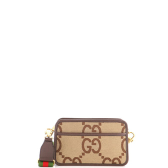 Gucci Camera Bag Jumbo GG Canvas Mini