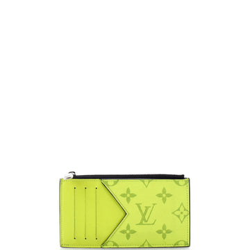 Louis Vuitton Coin Card Holder Monogram Taigarama