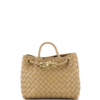 Bottega Veneta Andiamo Top Handle Bag Intrecciato Nappa Small