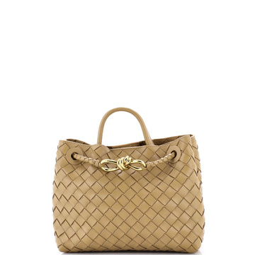 Bottega Veneta Andiamo Top Handle Bag Intrecciato Nappa Small