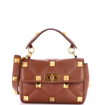 Valentino Garavani Roman Stud Flap Bag Quilted Leather Small