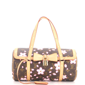 Louis Vuitton Papillon Handbag Limited Edition Cherry Blossom Monogram