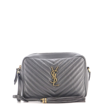 Saint Laurent Lou Camera Bag Matelasse Chevron Leather Small