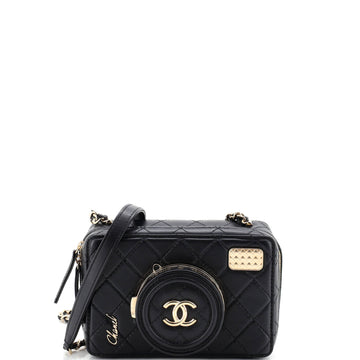 Chanel Coco Click Camera Bag Quilted Lambskin