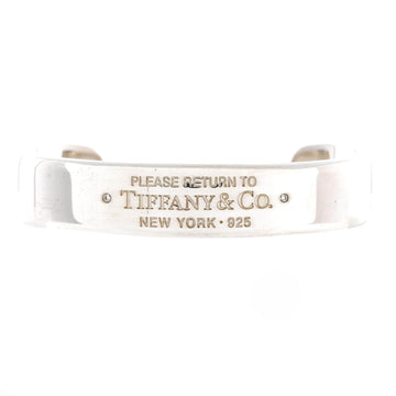 Tiffany & Co. Return To Tiffany Cuff Bracelet Sterling Silver with Diamond Narrow