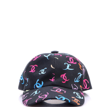 Chanel CC Multicolor Baseball Cap Printed Cotton