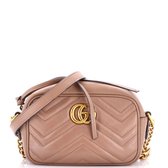 Gucci GG Marmont Shoulder Bag Matelasse Leather Mini