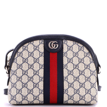 Gucci Ophidia Dome Shoulder Bag GG Coated Canvas Small