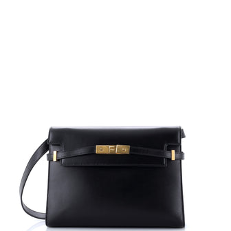 Saint Laurent Manhattan Shoulder Bag Leather Medium