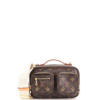 Louis Vuitton Utility Crossbody Bag Monogram Canvas