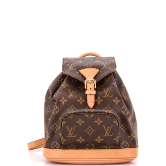 Louis Vuitton Vintage Montsouris Backpack Monogram Canvas PM