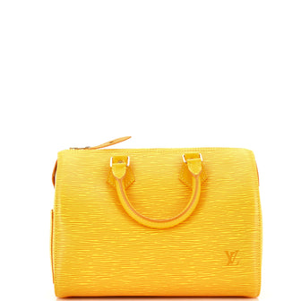 Louis Vuitton Speedy Handbag Epi Leather 25