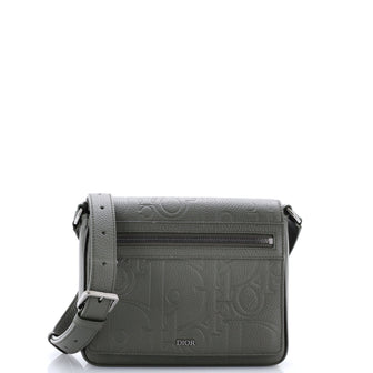 Christian Dior Flap Messenger Bag Gravity Leather