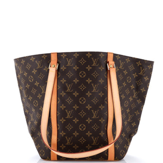 Louis Vuitton Shopping Sac Handbag Monogram Canvas MM