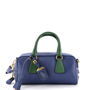 Prada Convertible Bauletto Bag Saffiano Leather East West