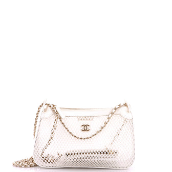 Chanel Clutch with Chain Mesh with Quilted Lambskin
