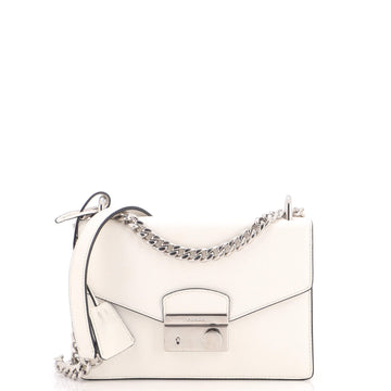 Prada Sound Chain Shoulder Bag Saffiano Leather Small