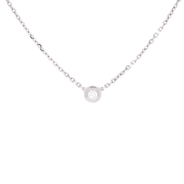 Cartier Cartier D'Amour Pendant Necklace 18K White Gold and Diamond XS