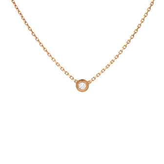 Cartier Cartier D'Amour Pendant Necklace 18K Rose Gold with Diamond XS