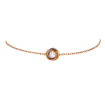 Cartier Trinity Chain Bracelet 18K Tricolor Gold and Diamond