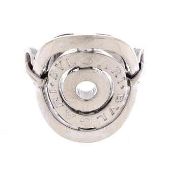 Bvlgari Astrale Cerchi Shield Ring 18K White Gold