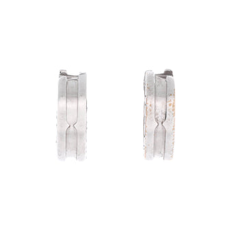 Bvlgari B.Zero1 Hoop Earrings 18K White Gold Small