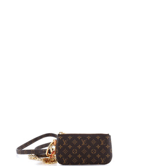 Louis Vuitton Phone Holder with Charms Monogram Canvas