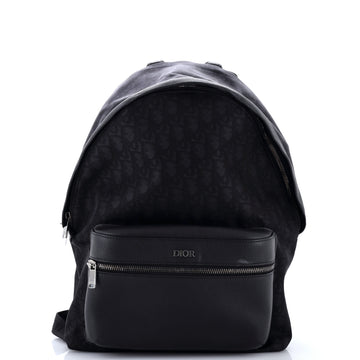 Christian Dior Rider Backpack Oblique Nylon with Leather Medium