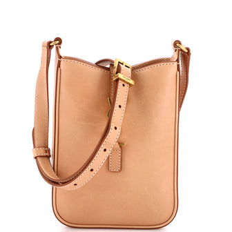 Saint Laurent Le 5 a 7 Vertical Shoulder Bag Leather Mini