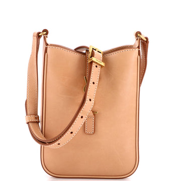 Saint Laurent Le 5 a 7 Vertical Shoulder Bag Leather Mini