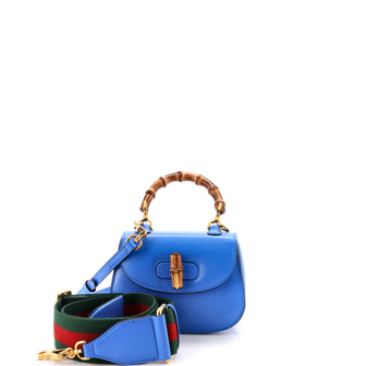 Gucci Bamboo 1947 Top Handle Bag Leather Mini