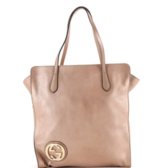 Gucci Interlocking G Tote Leather Large