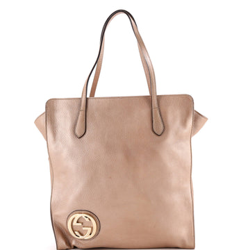 Gucci Interlocking G Tote Leather Large
