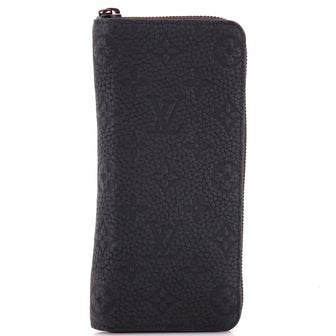 Louis Vuitton Zippy Wallet Monogram Taurillon Leather Vertical