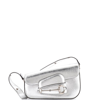 Gucci Horsebit 1955 Asymmetric Shoulder Bag Leather Small